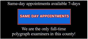 monitor a polygraph exam